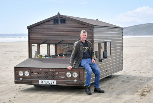 shed on wheels...